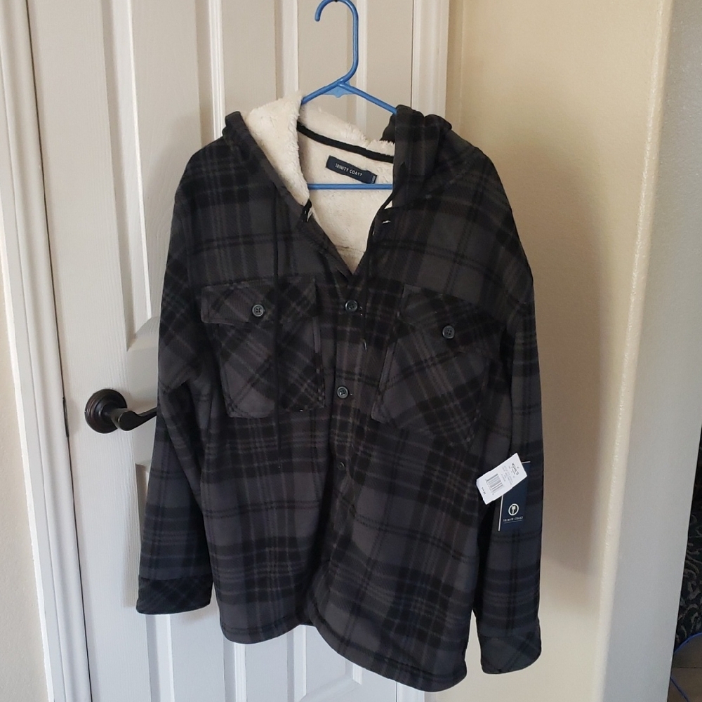 Trinity Gray Pinstripe Jacket